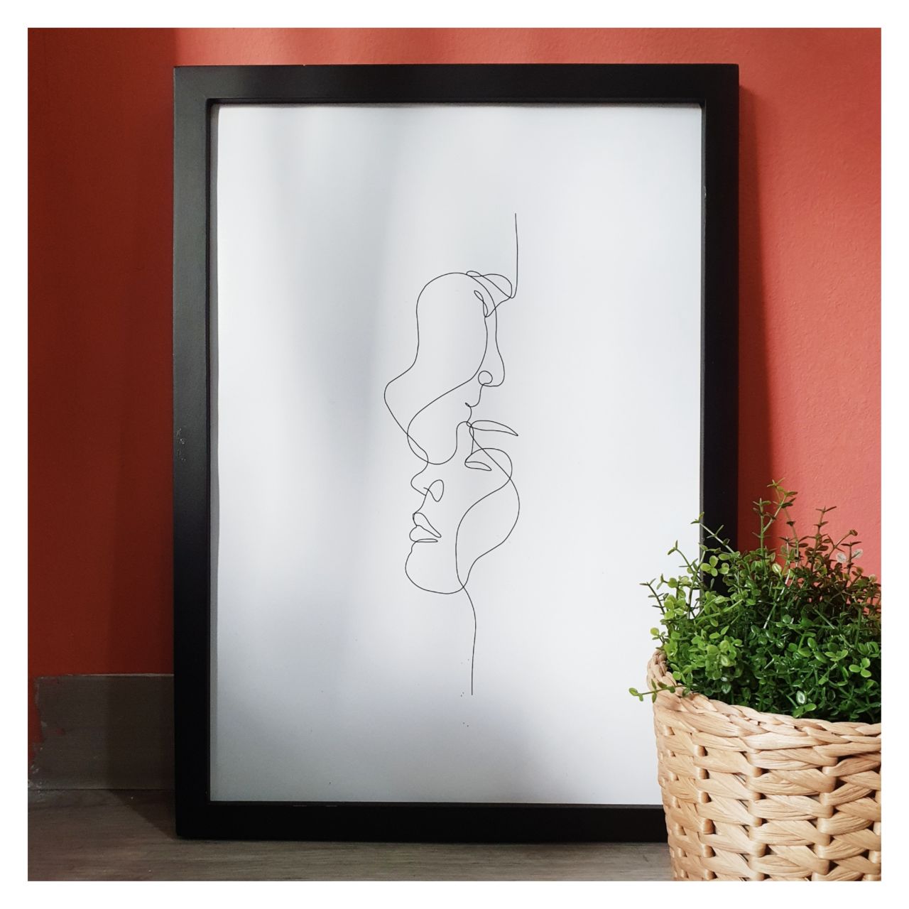 Line Art Framed Wall Art Prints - How to display them? - Print For Fun Blog