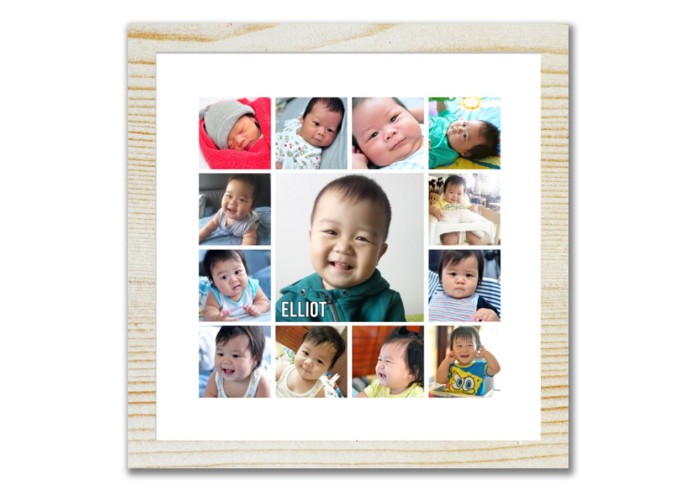Baby First Year Photo Collage | Frames with Photos | Print For Fun